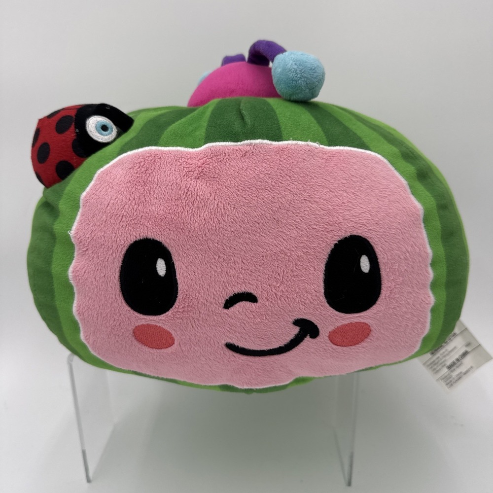 Cocomelon Plush Round 14"‎ Pillow Cuddle Watermelon Childrens Decorative